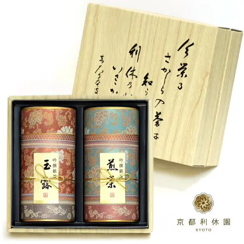 【京都利休園】日本原裝 茶罐禮盒
