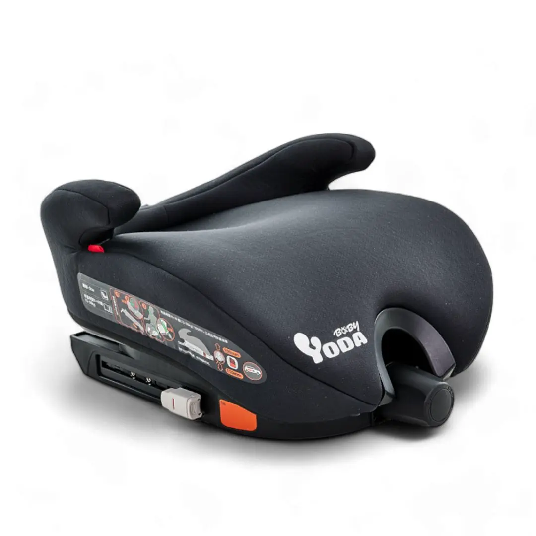 (黑色預購品)汽車安全座椅／增高墊：3-12歲一座搞定（安全帶／ISO-FIX 皆適用）R37646#神秘黑-神秘黑