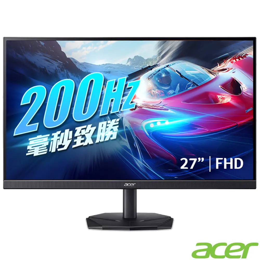Acer 宏碁 KG271 X1 電腦螢幕(27型/FHD/200Hz/0.5ms/IPS)