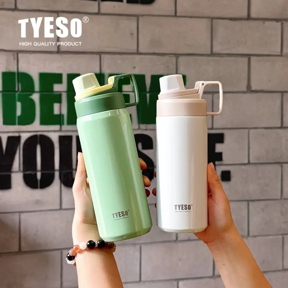 【H&R安室家】TYESO泰碩 304不鏽鋼提把保溫瓶900ml(H57)