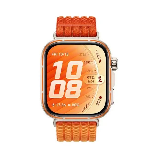 【HUAWEI 華為】Watch Fit 5 Pro 健康運動智慧手錶#丹霞橙-丹霞橙
