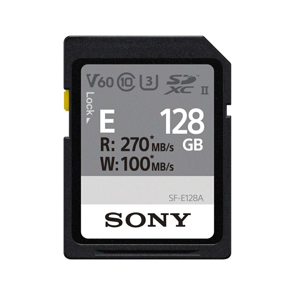【SONY 索尼】SDXC U3 128GB 記憶卡 SF-E128A