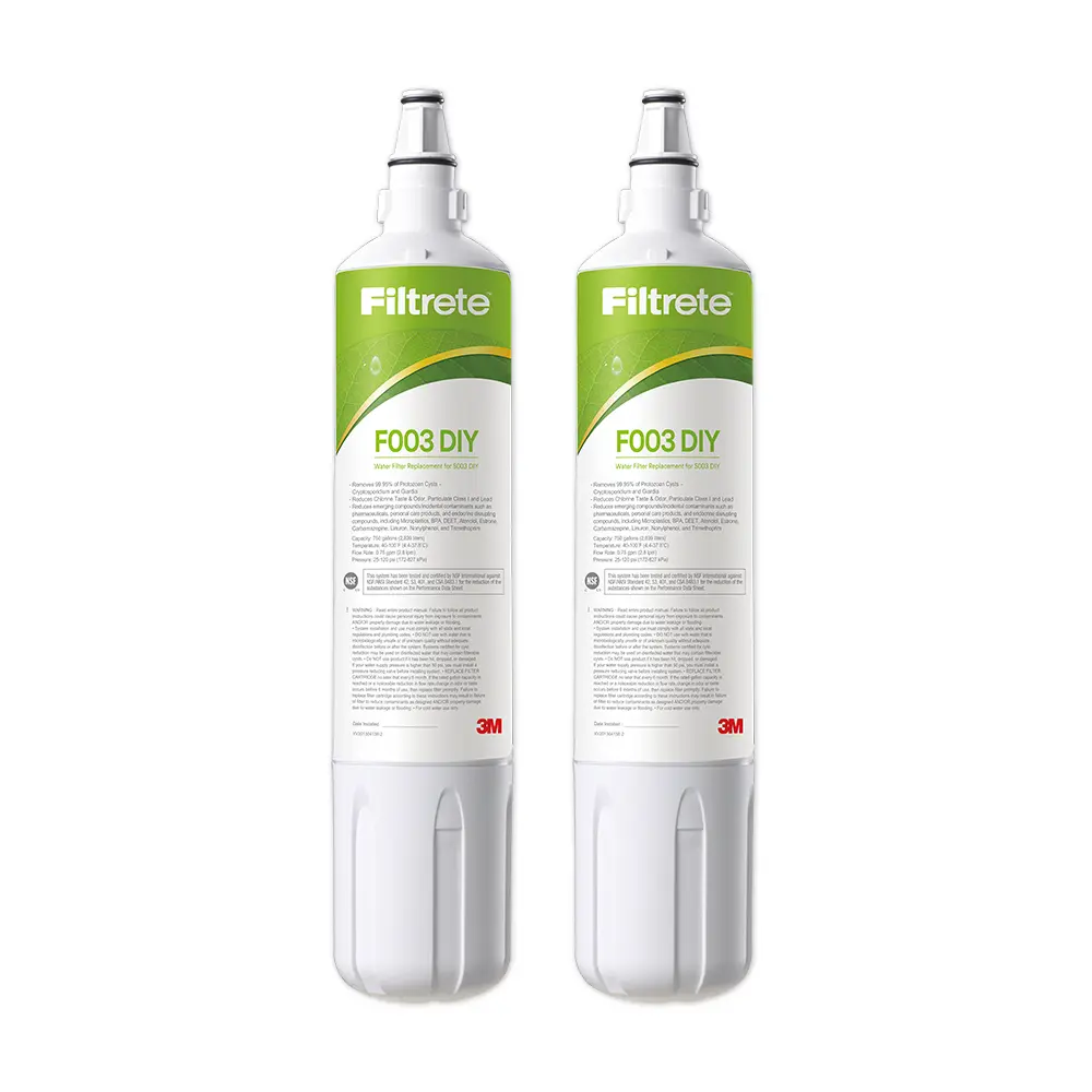 【3M】 S003 DIY淨水器替換濾心2入組 F003-5(適用S003/DS02/DS03系列濾心)