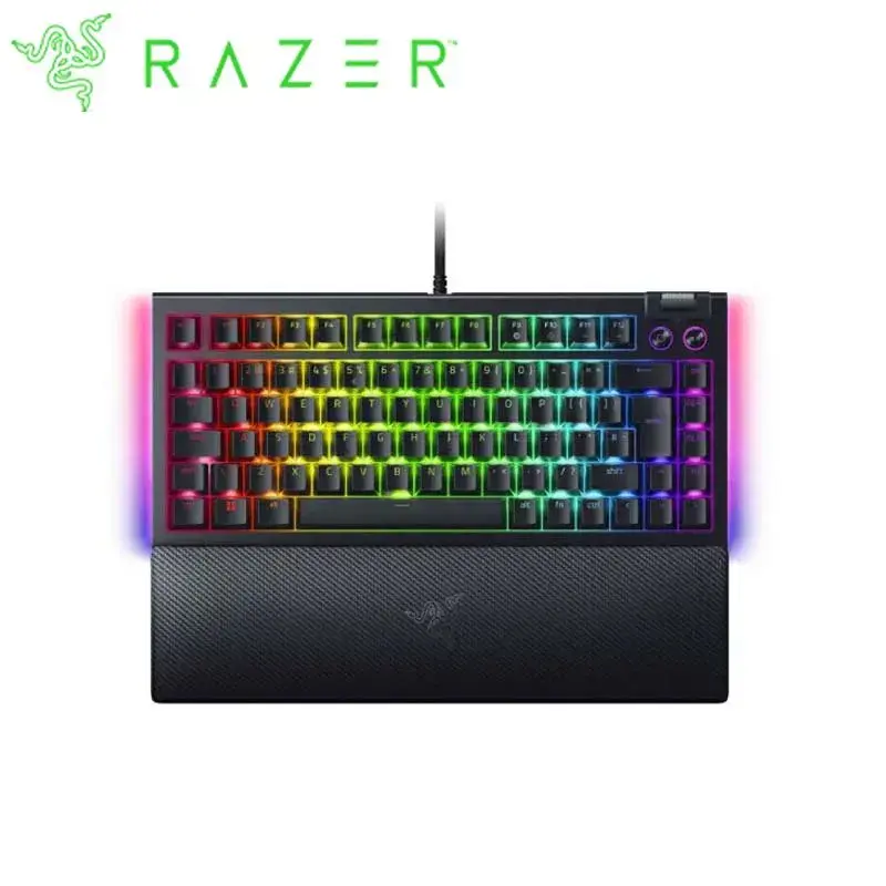 1074 左舟 薔薇 掛軸 Razer 雷蛇】黑寡婦V4 75% 機械式電競鍵盤黑色橘軸/中文｜Global