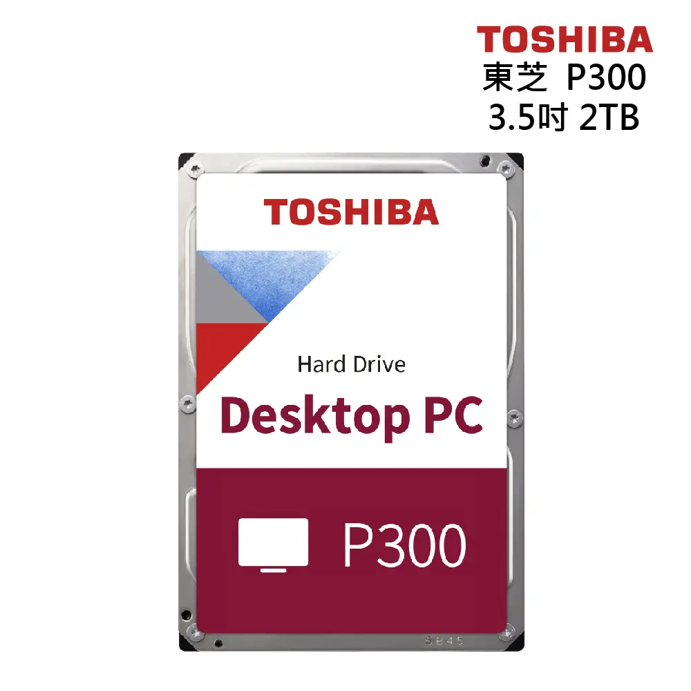 TOSHIBA 東芝 P300 2TB 3.5吋內接式硬碟 (HDWD320UZSVA)
