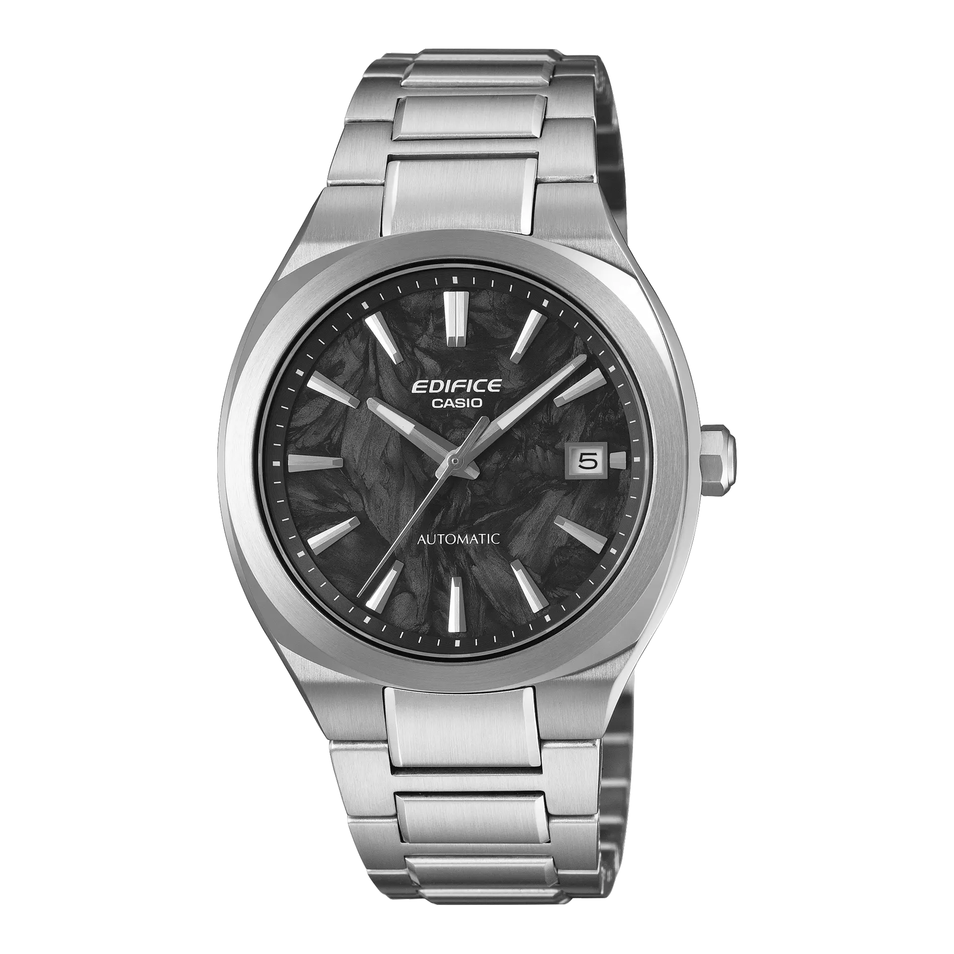 【CASIO 卡西歐】賽車系列鍛造碳面盤大三針機械男錶 EFK-200CD-1A