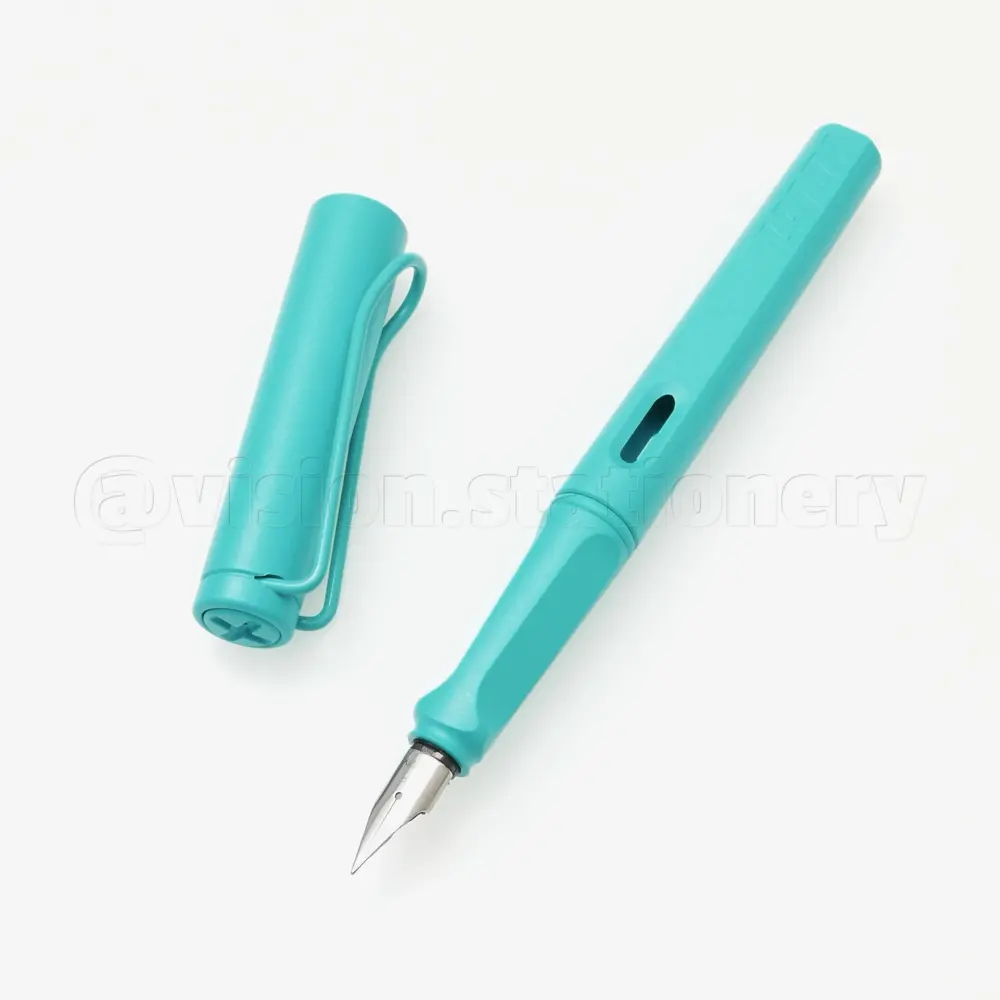 德國 LAMY《SAFARI 狩獵者系列鋼筆》海水藍#F 尖-F 尖