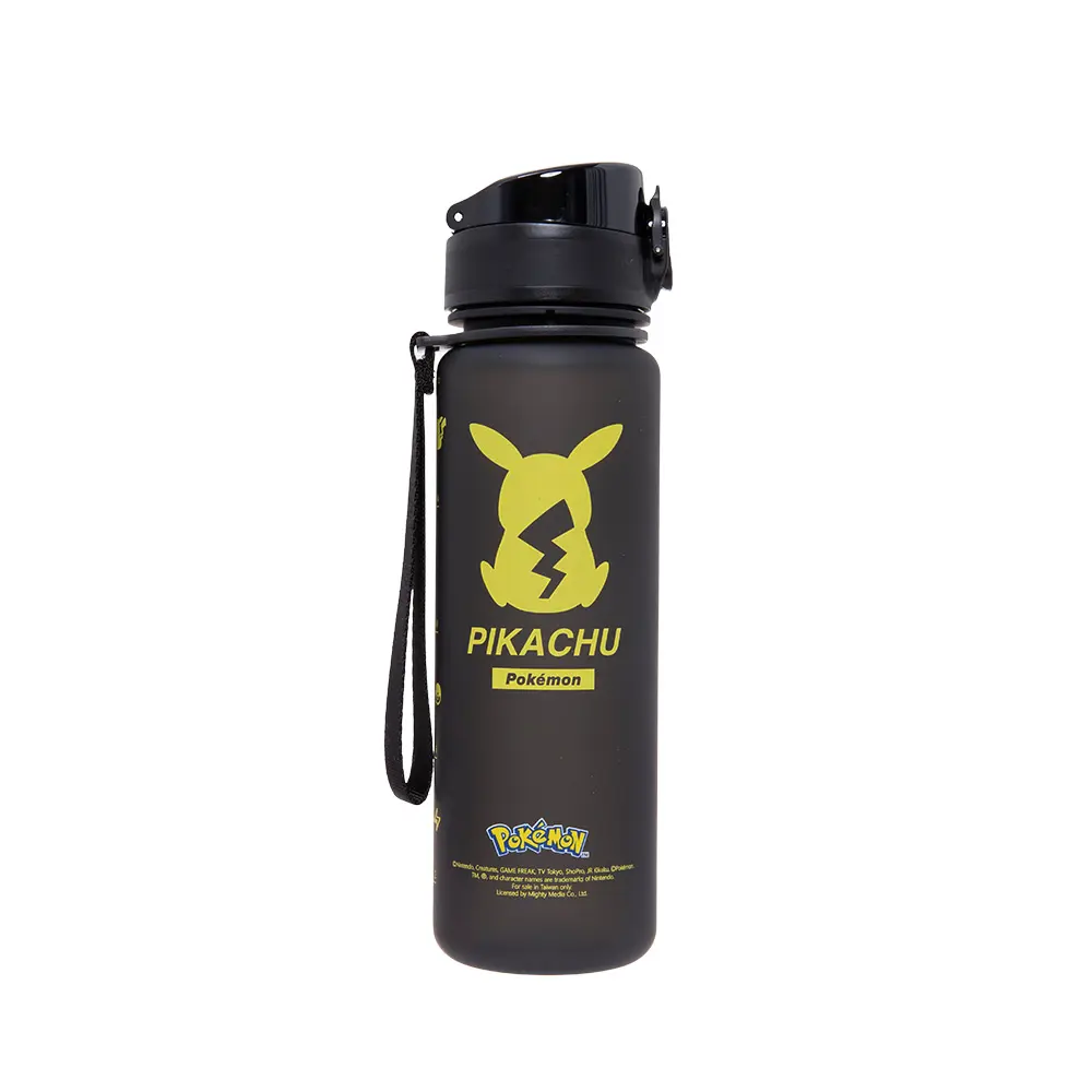 IMPACT怡寶 聯名款 彈蓋兒童 水壺 水瓶 (350ml)&(500ml) 寶可夢 蜘蛛人 海賊王#寶可夢(黑) 500ml-寶可夢(黑) 500ml