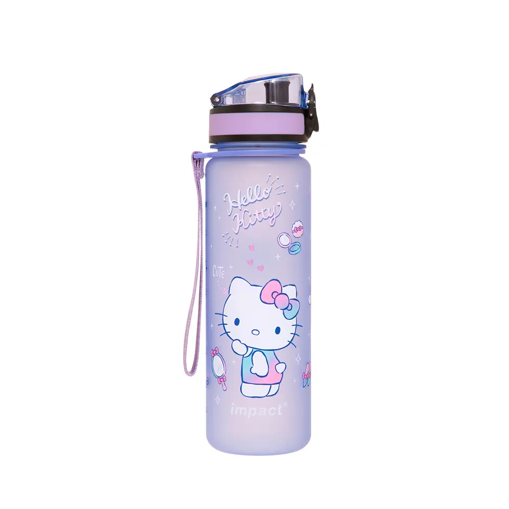 IMPACT怡寶 聯名款 彈蓋兒童 水壺 水瓶 (350ml)&(500ml) 寶可夢 蜘蛛人 海賊王#Hello kitty凱蒂 500ml-Hello kitty凱蒂 500ml