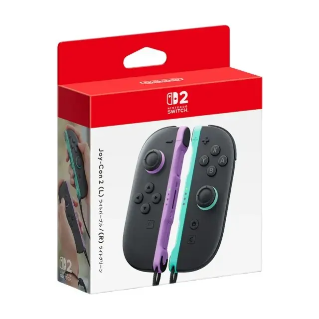 Nintendo 任天堂 Switch 2 主機+第二組JoyCon+副廠JoyCon充電座+鋼化保護貼-紫綠