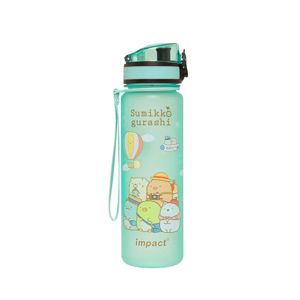 IMPACT怡寶 聯名款 彈蓋兒童 水壺 水瓶 (350ml)&(500ml) 寶可夢 蜘蛛人 海賊王#角落生物(綠) 500ml-角落生物(綠) 500ml