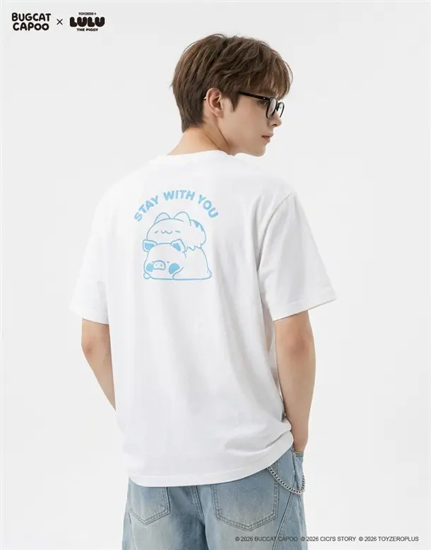 【CACO】MIT 咖波LULU豬中性款電繡短T L1KL001 | 白#XL-XL