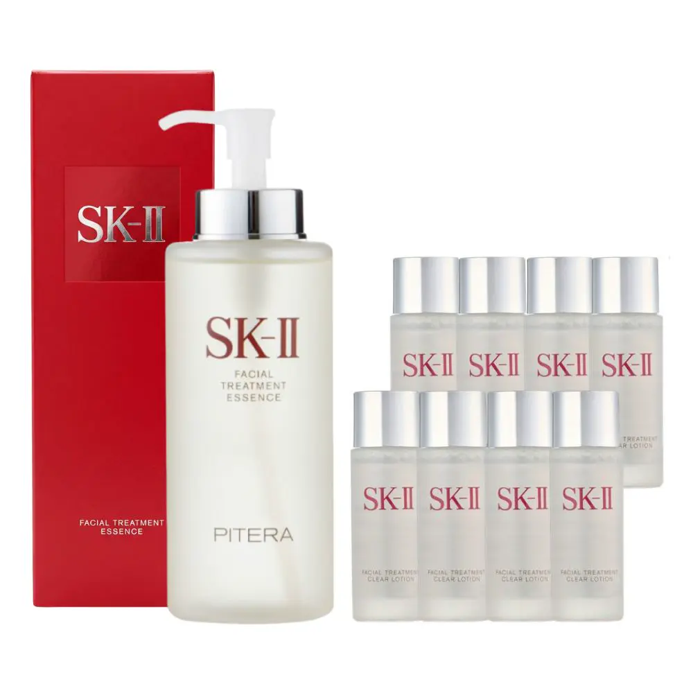 【SK-II】新版 青春露330ml+亮采化妝水30ml*8 公司貨 神仙水