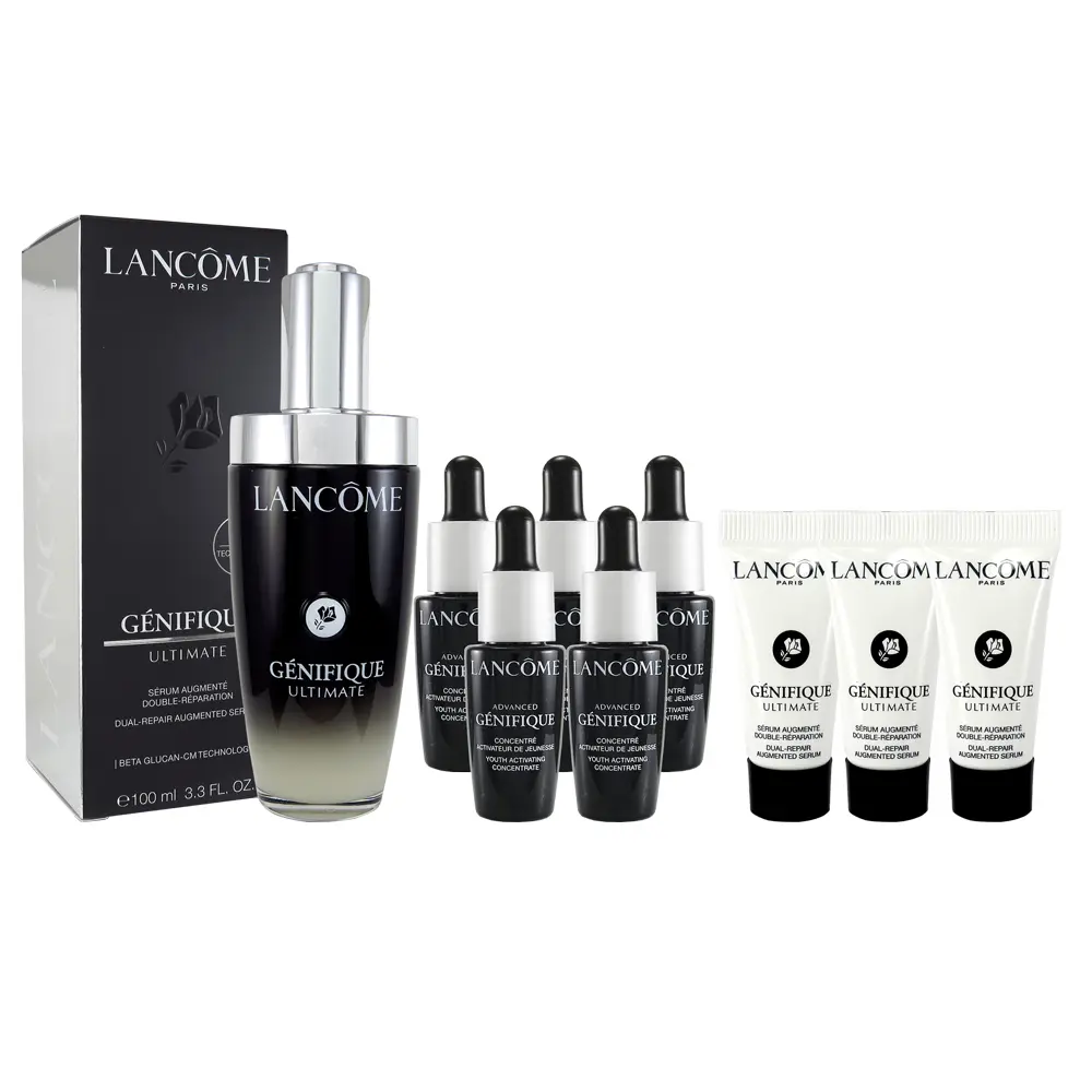 LANCOME 蘭蔻 超極限肌因賦活露 100mlx1(小黑瓶PRO)_ 國際航空版(贈賦活露5mlx3+7mlx5)_公司貨