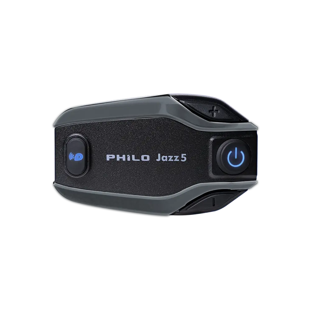 【PHILO 飛樂】Jazz5 800mAh全混音長距離 安全帽藍芽對講耳機(機車耳機/安全帽耳機/機車藍芽)