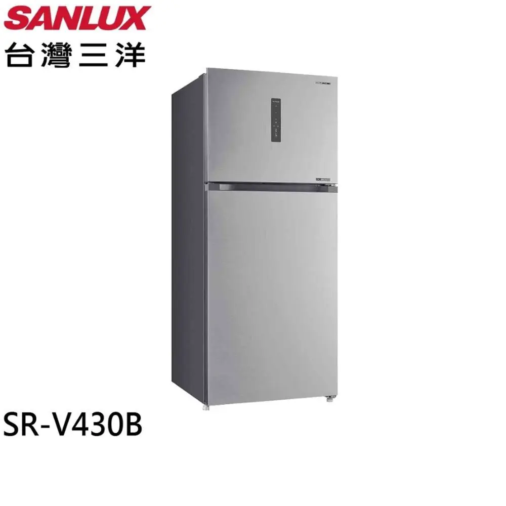 SANLUX 台灣三洋 430公升一級能效變頻雙門冰箱 SR-V430B
