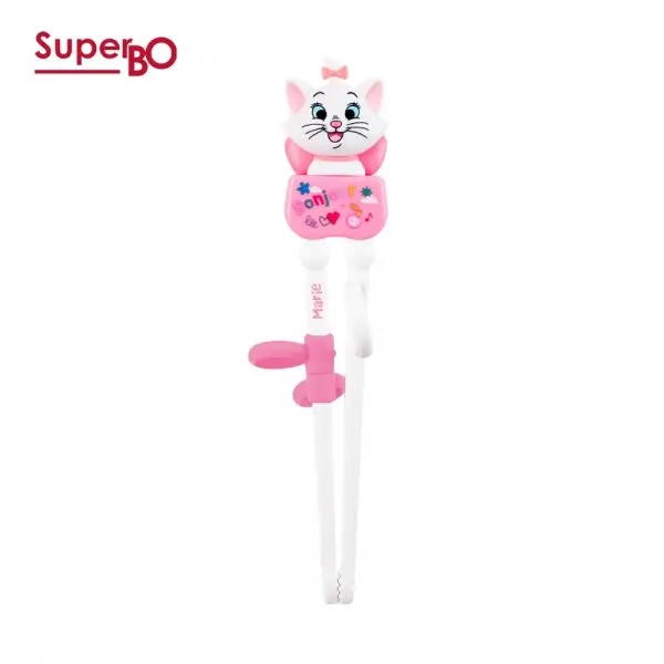 【SuperBO】3D學習筷-瑪麗貓