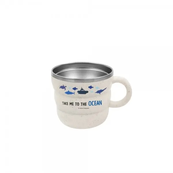 【National Geographic國家地理】不鏽鋼水杯(230ml)海洋Ocean