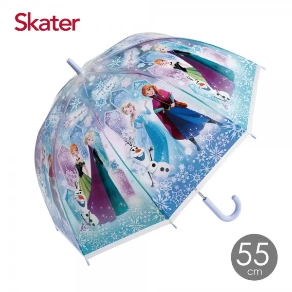 【Skater】透明蘑菇傘(55cm)冰雪奇緣
