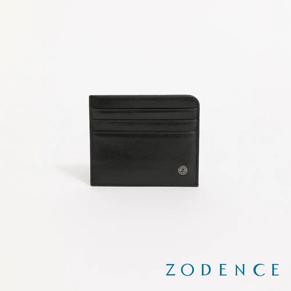 【Uniarts】ZODENCE CRAFTSLIM進口真皮超薄卡片夾-多色#深灰-深灰