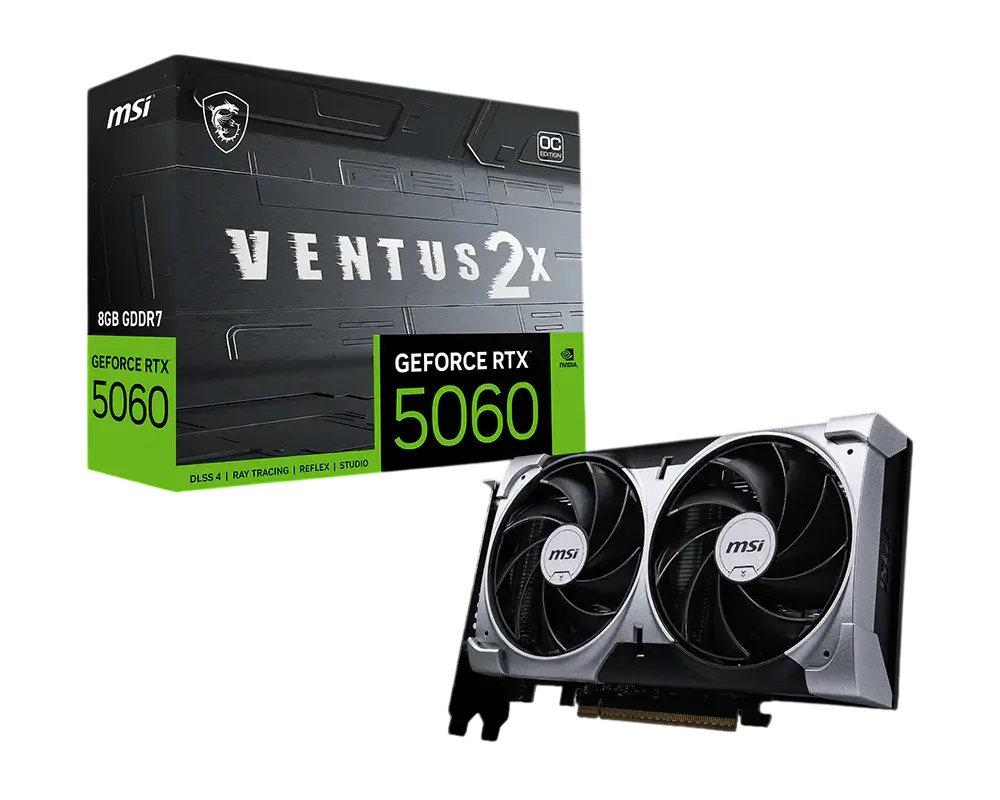 MSI微星 RTX 5060 8G VENTUS 2X OC 顯示卡
