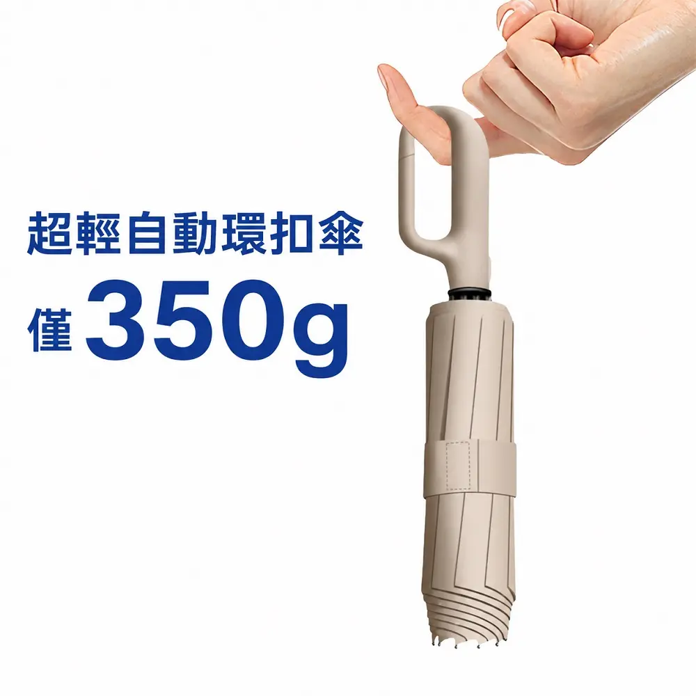 買一送一｜【LM】自動晴雨環扣傘(輕巧便携型)/共2把