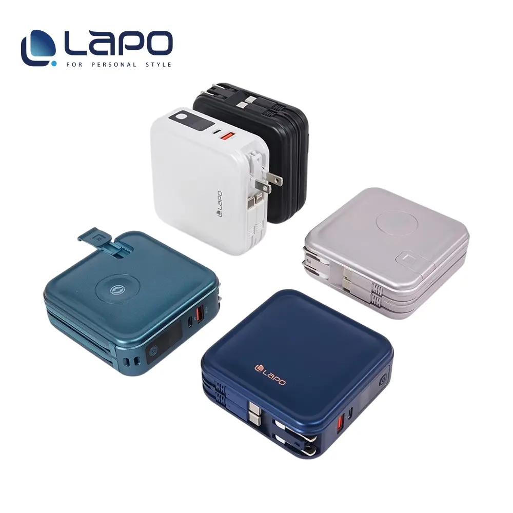 【LaPO】 全功能無線充電行動電源 10050mAh (WT-08S/日本松下電芯)