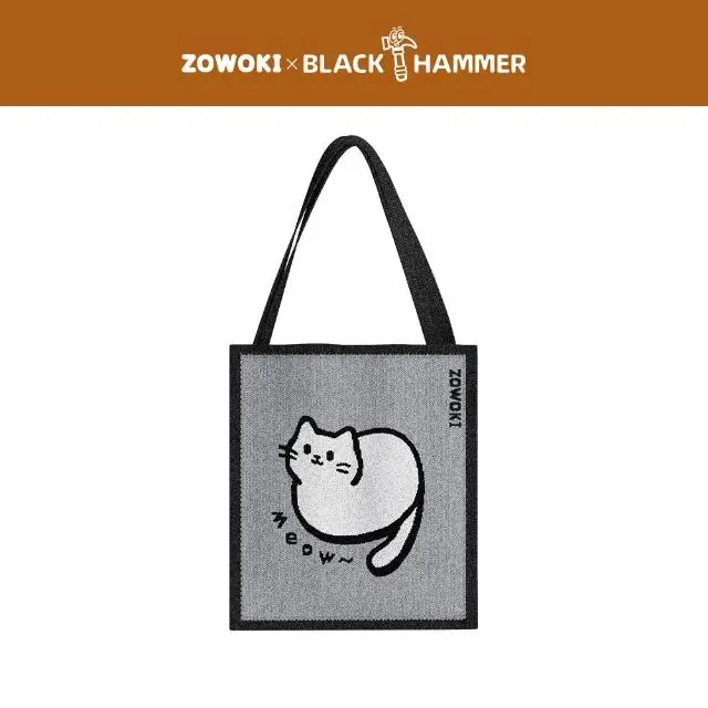 【BLACK HAMMER】x造物集聯名 小夥伴方形針織袋-2入組#小萌x2-小萌x2