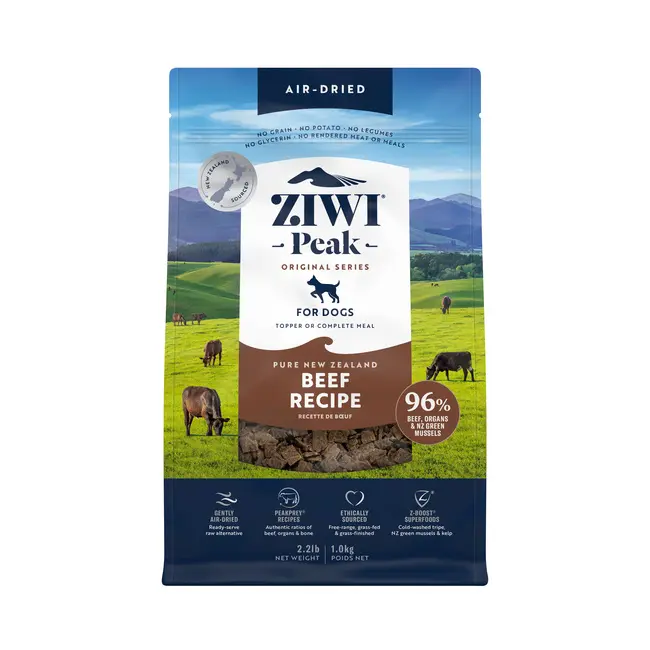 【ZIWI滋益巔峰】經典系列96%鮮肉狗糧-牛肉 1kg