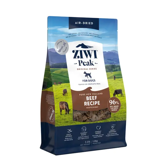 【ZIWI滋益巔峰】經典系列96%鮮肉狗糧-牛肉 1kg
