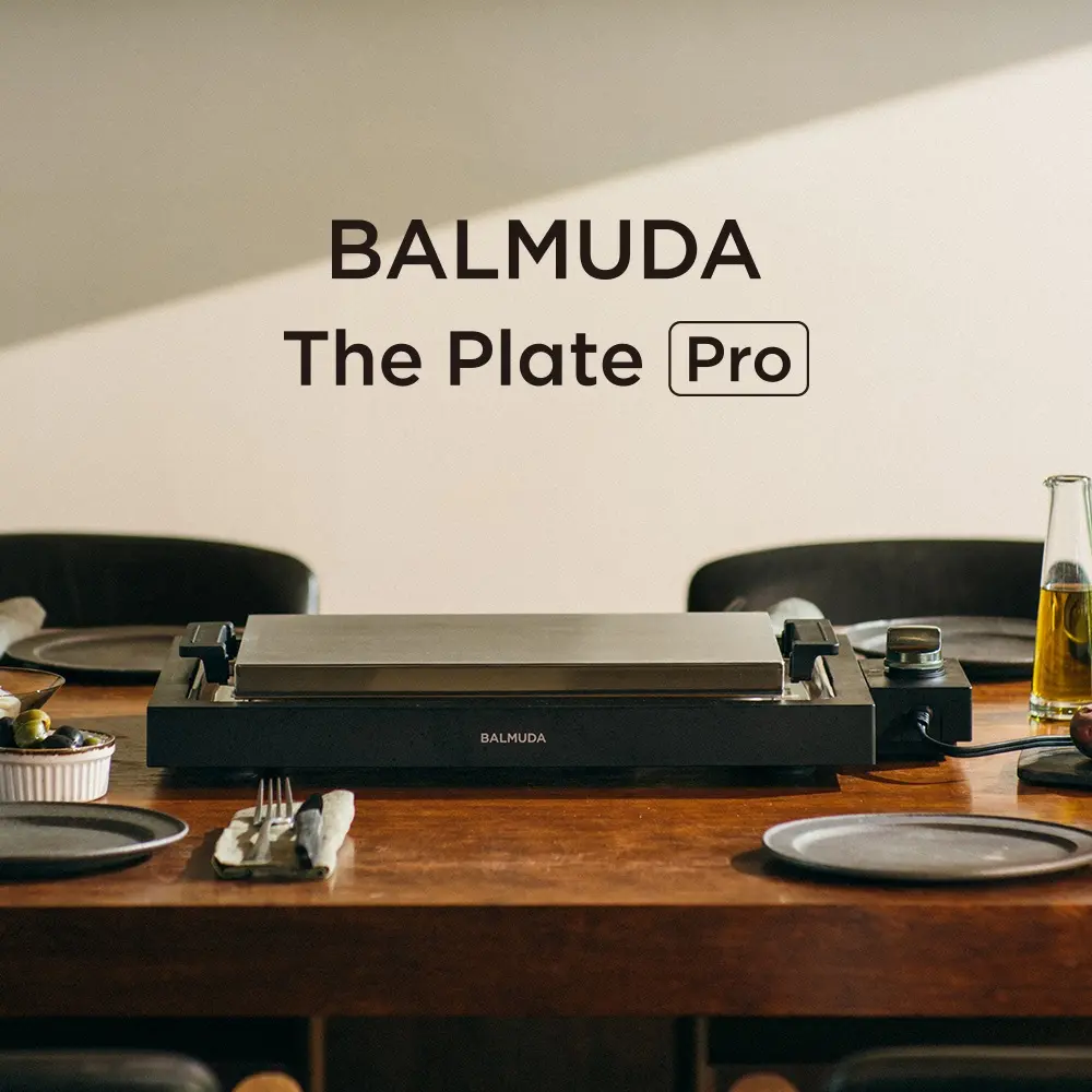 【BALMUDA 百慕達】The Plate Pro 電烤盤 K10C-BK