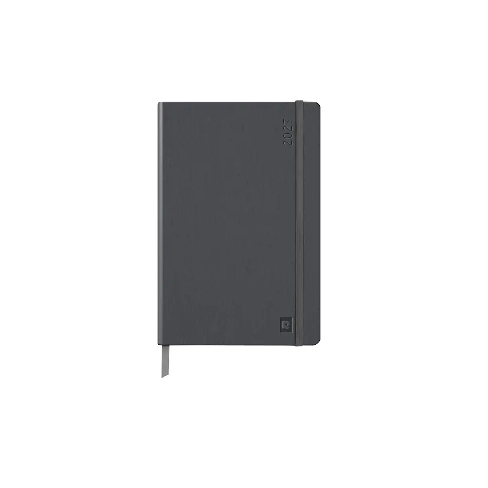 法國 RHODIA《2027 WebPlanner 手帳》A5 size / 週間橫式#鈦色-鈦色