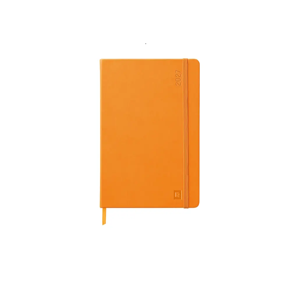 法國 RHODIA《2027 WebPlanner 手帳》A5 size / 週間橫式#橘色-橘色