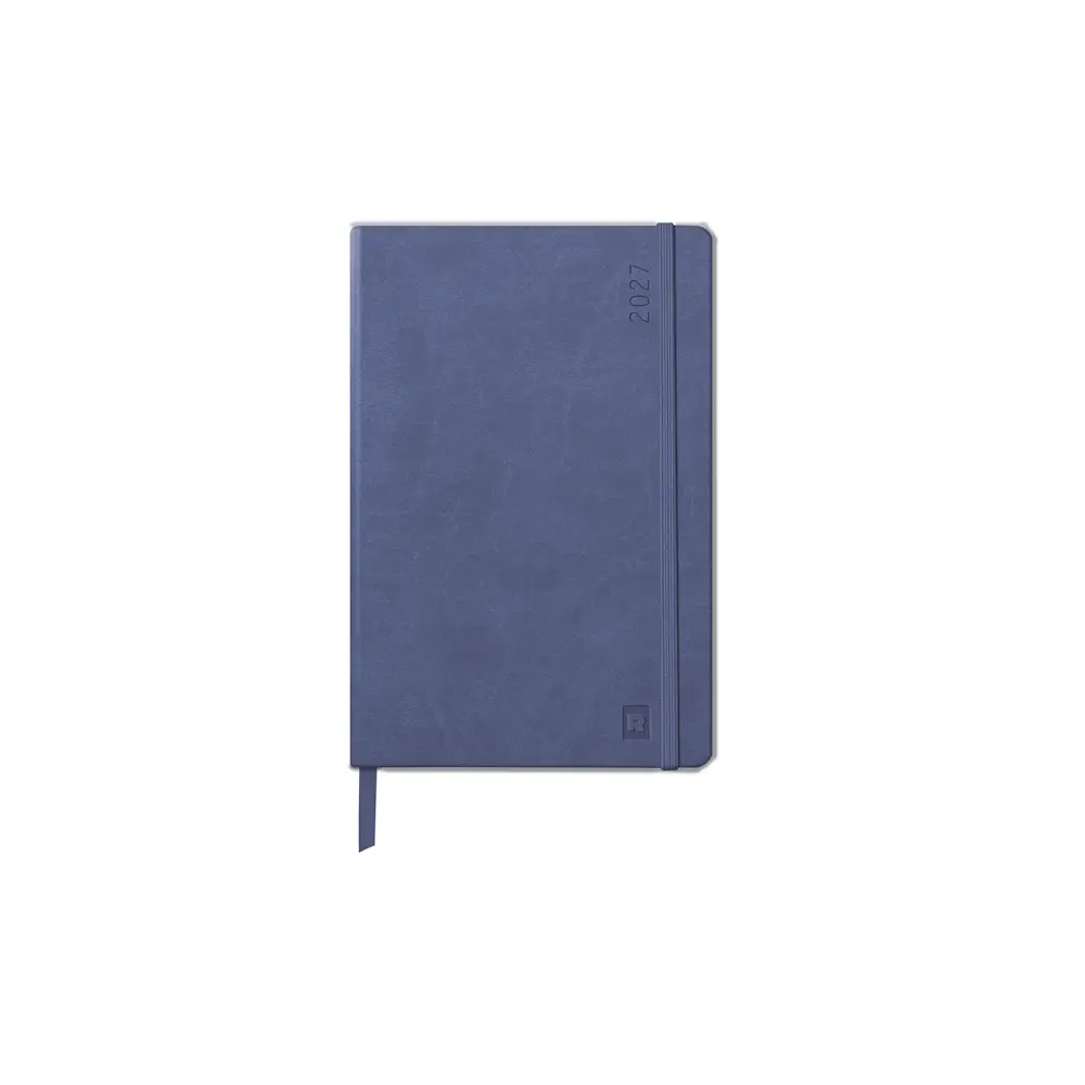 法國 RHODIA《2027 WebPlanner 手帳》A5 size / 週間橫式#寶石藍-寶石藍