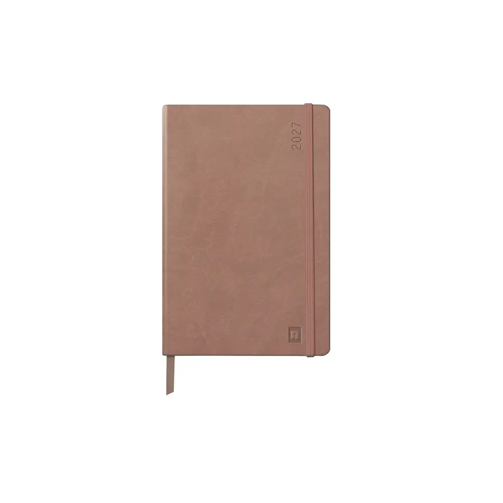 法國 RHODIA《2027 WebPlanner 手帳》A5 size / 週間橫式#煙燻玫瑰-煙燻玫瑰