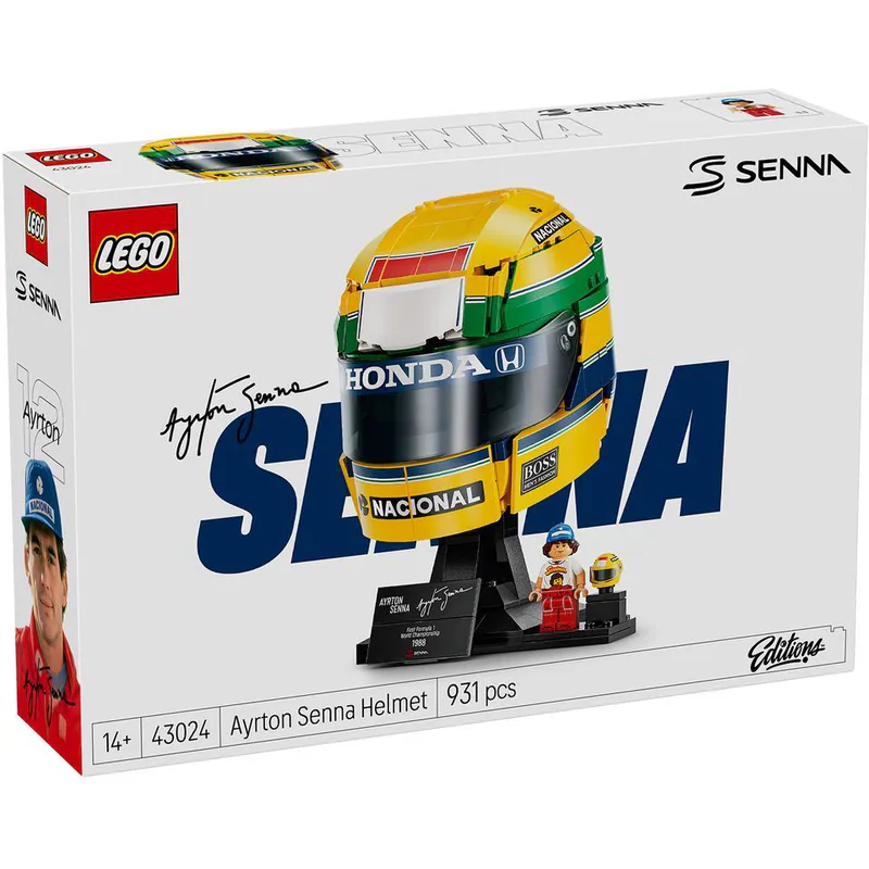【LEGO】樂高Editions 43024 Ayrton Senna 頭盔