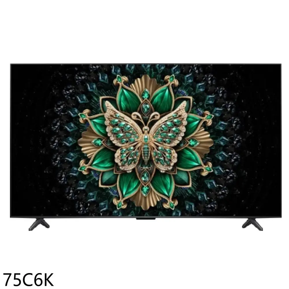 TCL【75C6K】75吋miniLED 4K連網智慧顯示器(含標準安裝)