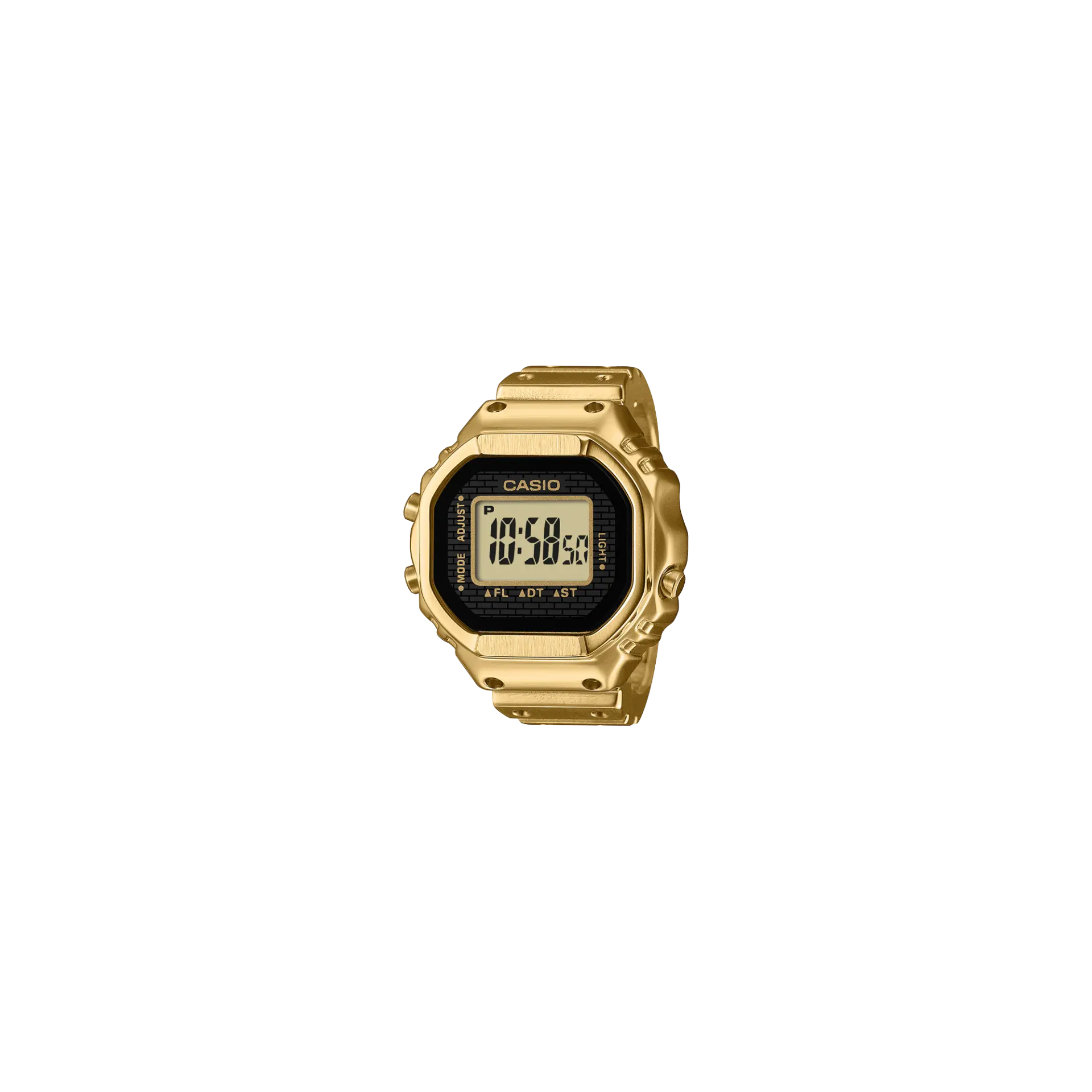 【CASIO 卡西歐】金色戒指手錶 指環錶 CRW-001G-9