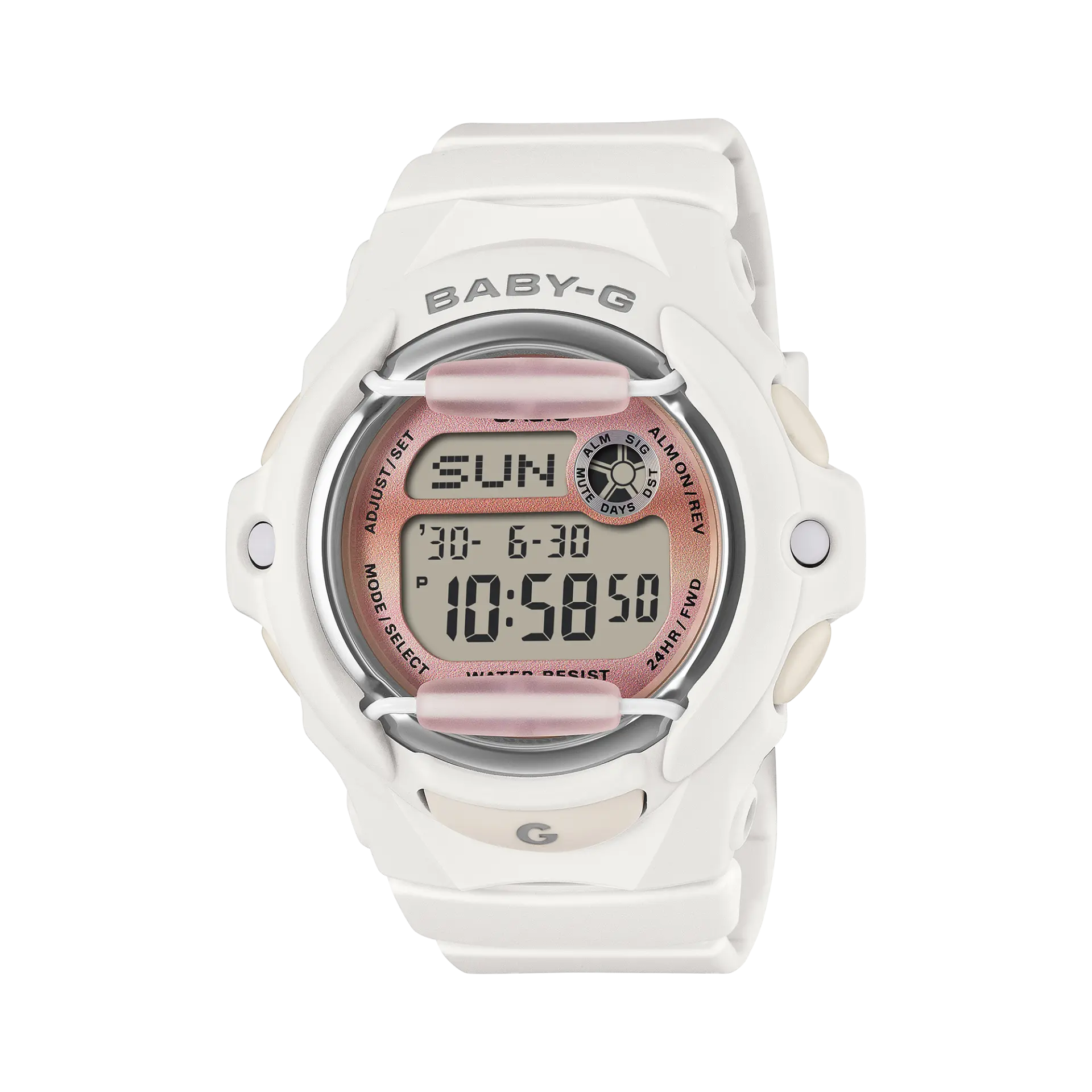 【CASIO 卡西歐】BABY-G 復古搖滾風 電子腕錶 BG-169GD-7