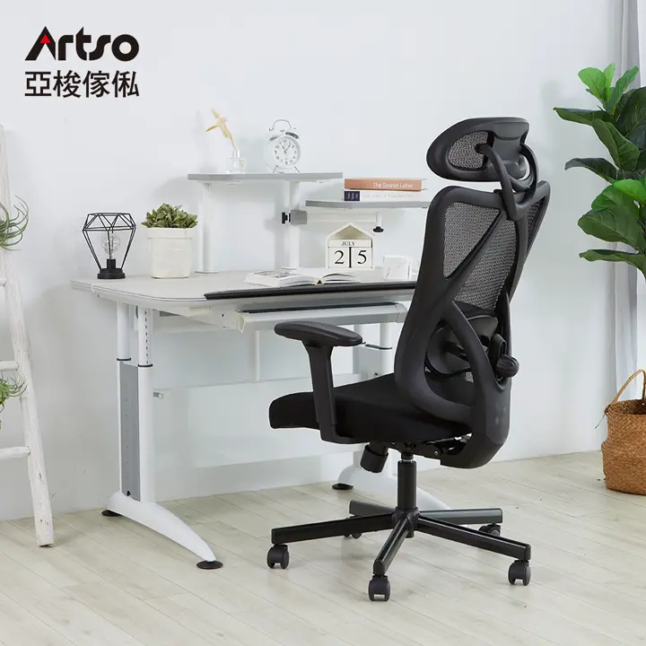 Artso 亞梭CES護頸釋壓椅-黑色(自行組裝/電腦椅/人體工學椅/辦公椅/椅子)