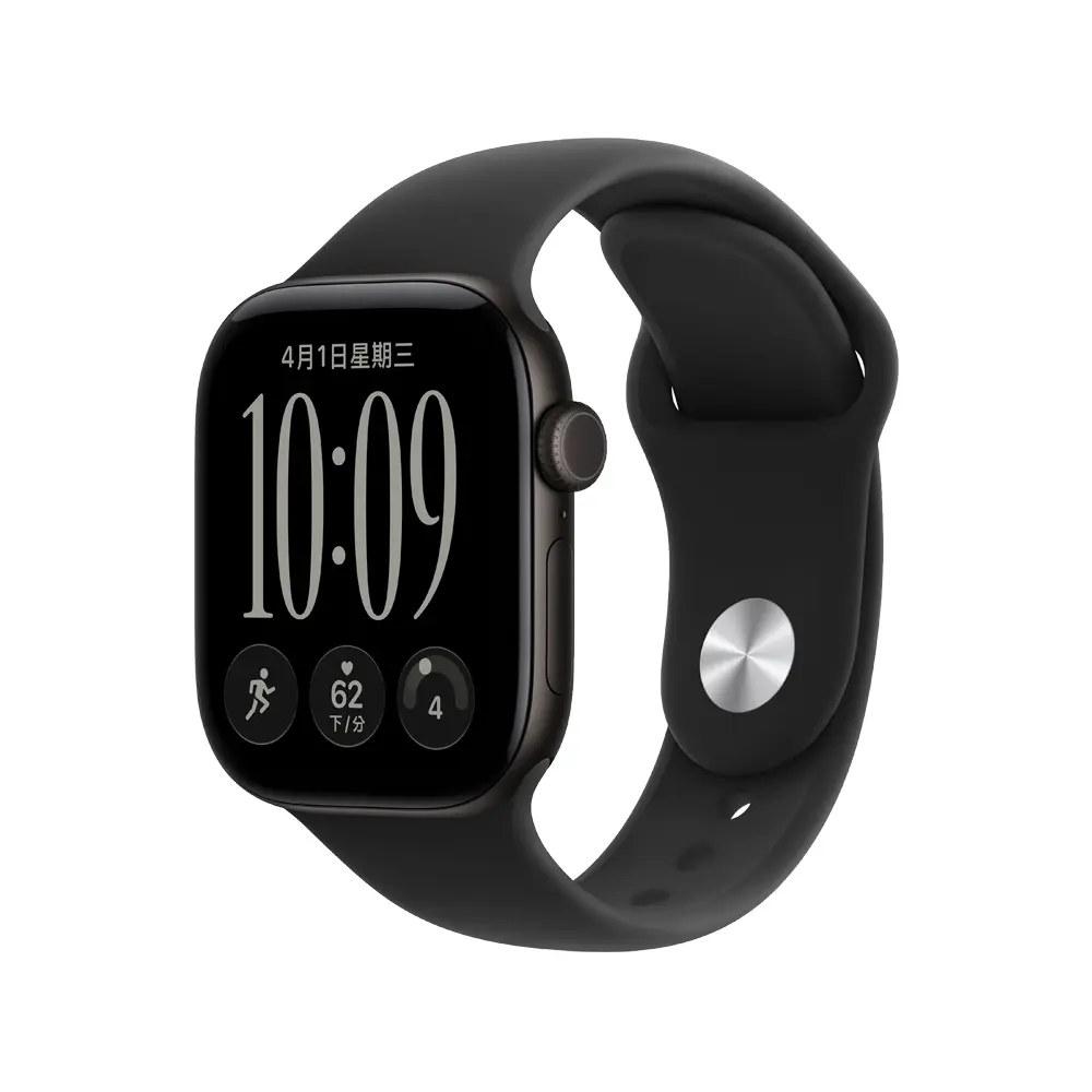Apple 蘋果 Watch S12 GPS 42mm-黑色錶殼-黑色錶帶 S/M