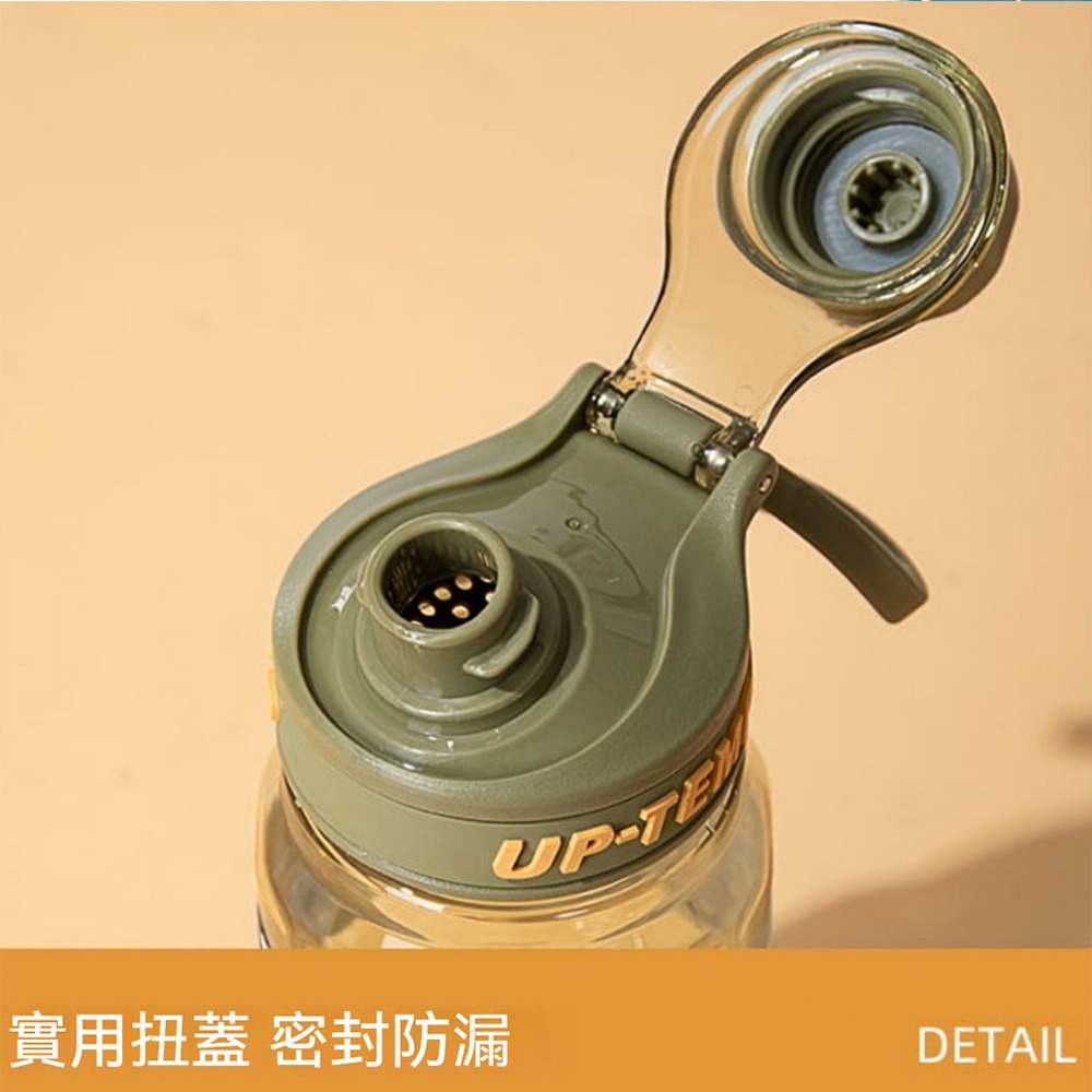 H&R安室家】Dodge 道奇Tritan扭蓋刻度水壺運動水壺860ml(H01)｜Global