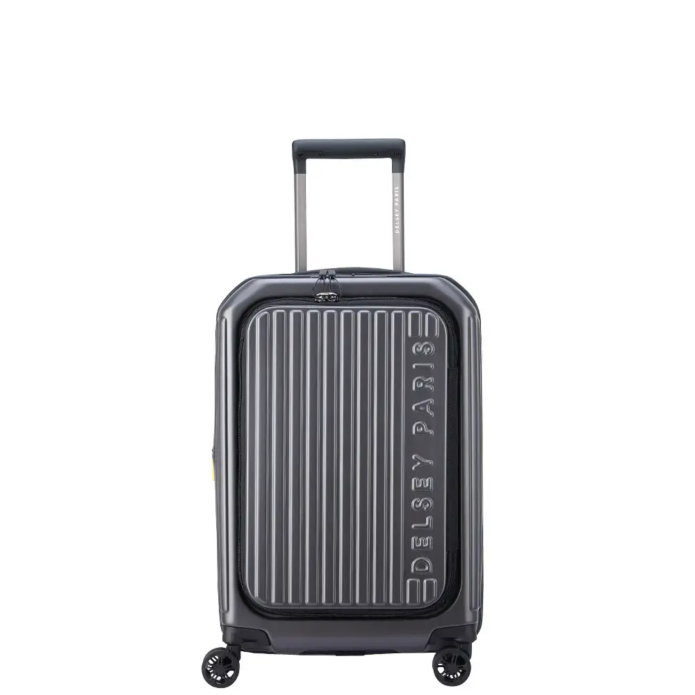 【DELSEY】SECURITIME ZIP-旅行箱-鐵灰色 00217380401-24吋