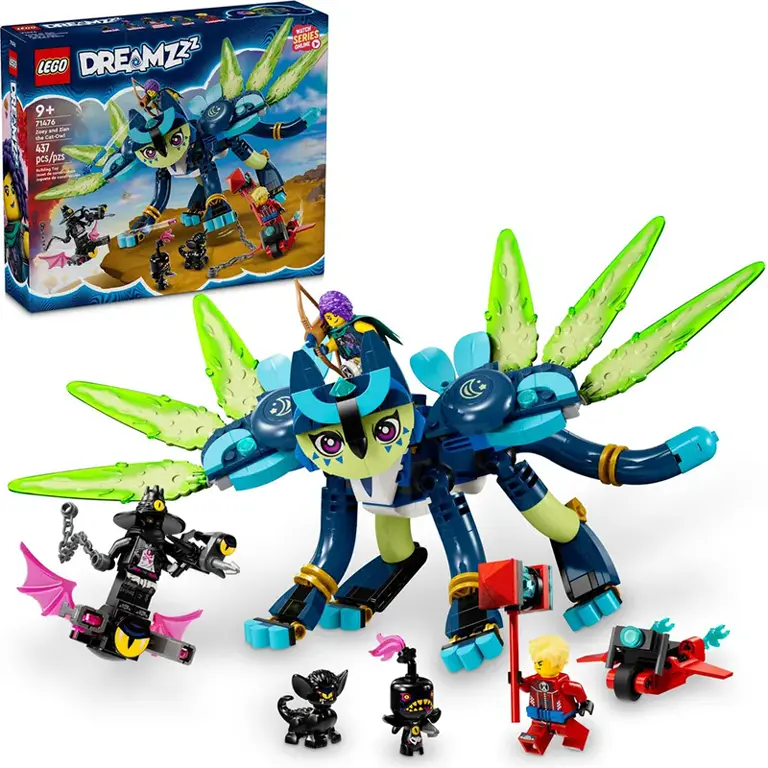 樂高LEGO DREAMZzz系列- LT71476 佐伊和貓咪貓頭鷹錫安｜Global