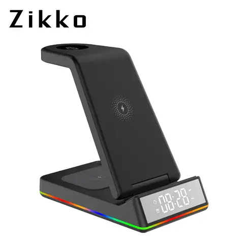 【ZIKKO】7合1無線充電座 ZK01(Apple Watch適用)-白色