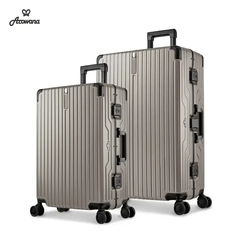 【Arowana 亞諾納】25+29吋維納斯 PC航太鋁框避震輪行李箱-鋯石金