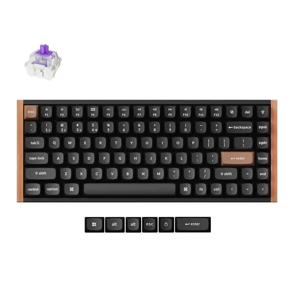 KEYCHRON】K2 HE 75% 無線磁軸英文鍵盤黑色｜Global Online｜Global