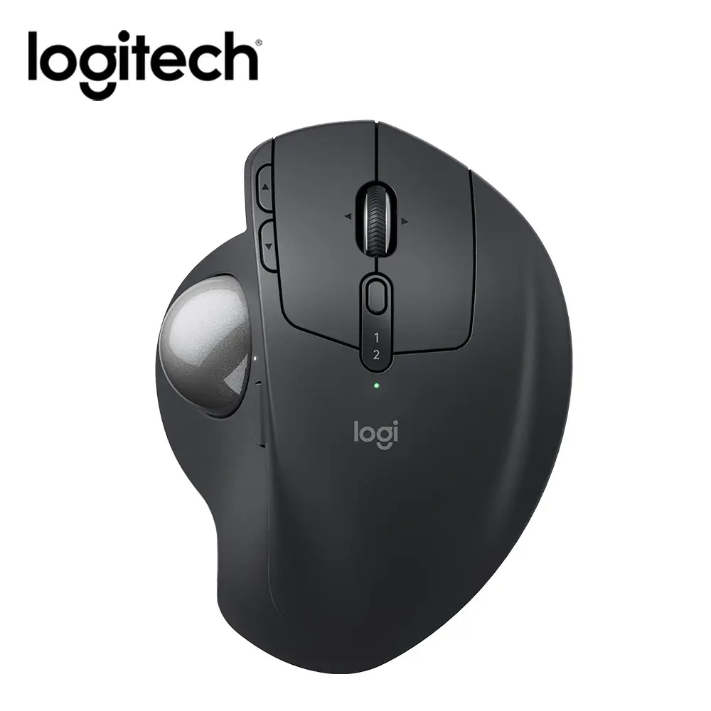 【Logitech 羅技】MX Ergo S 無線軌跡球 石墨黑