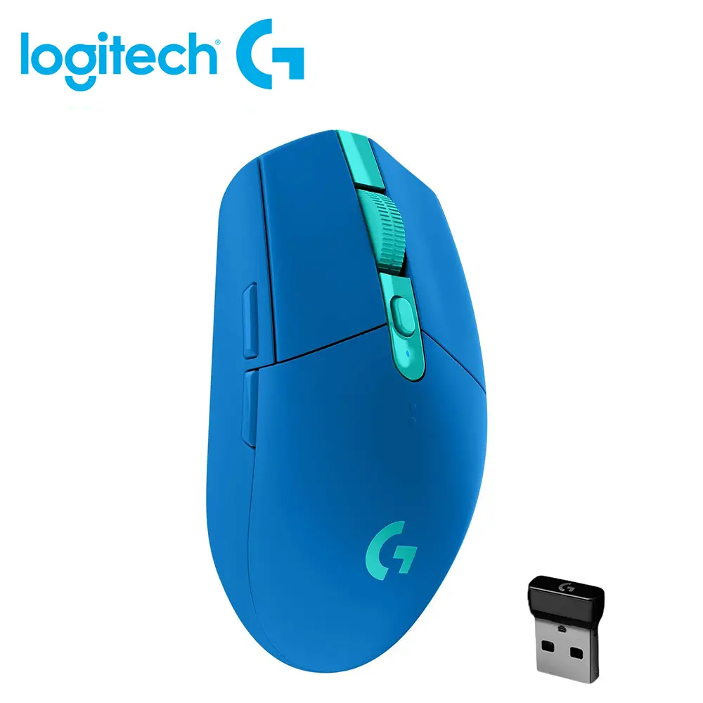【logitech 羅技】G304 Lightspeed 無線電競遊戲滑鼠 炫光藍