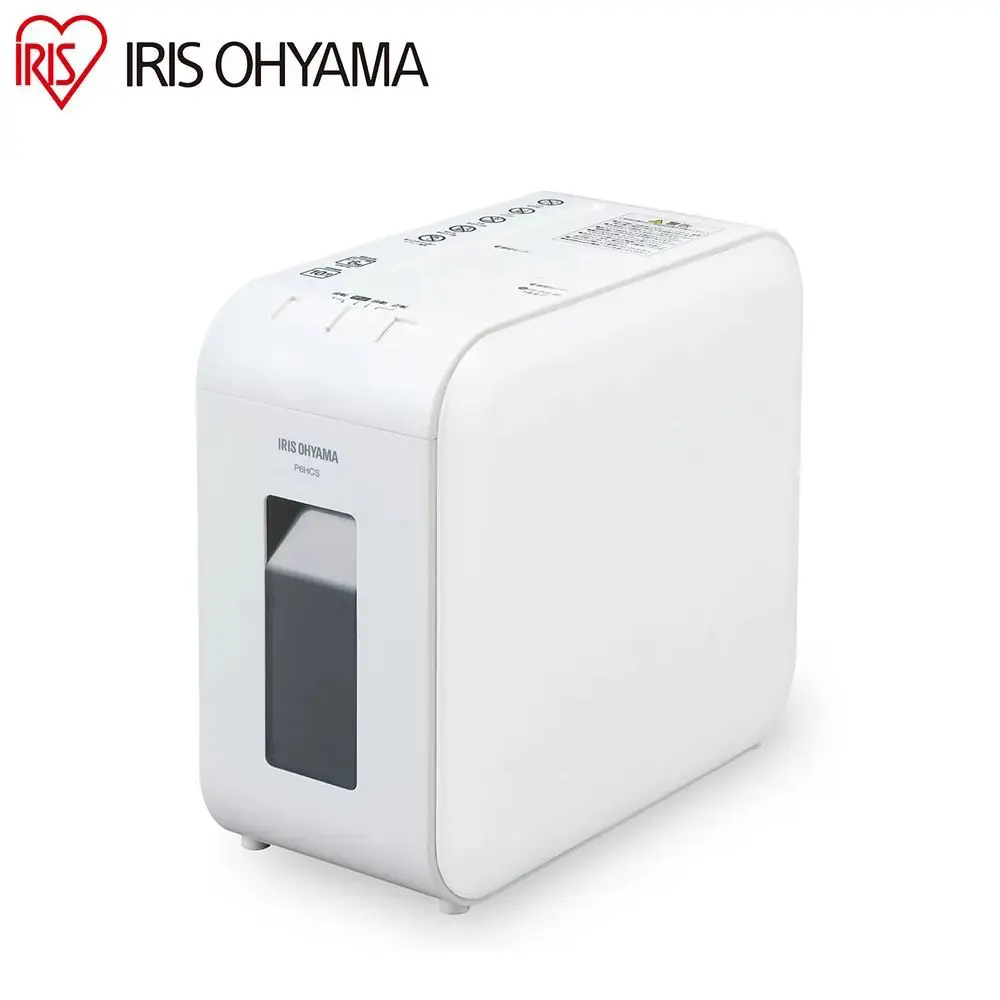 【IRIS OHYAMA】P6-HCS 超靜音極細保密碎紙機 白色